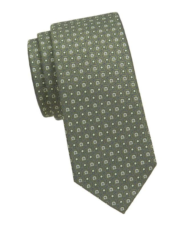 Salvatore Ferragamo Geometric Silk Tie 1