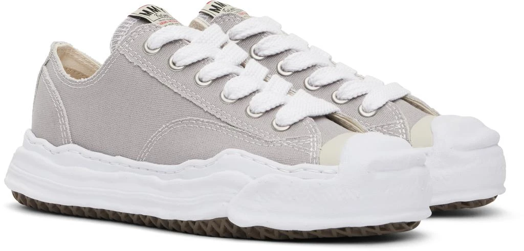 Maison MIHARA YASUHIRO Gray Hank OG Sole Canvas Low-Top Sneakers 4