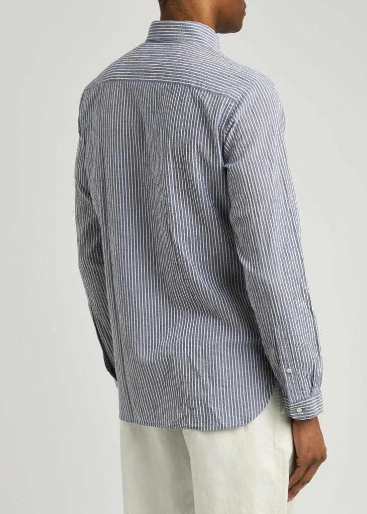 Oliver Spencer Brook striped seersucker shirt 3