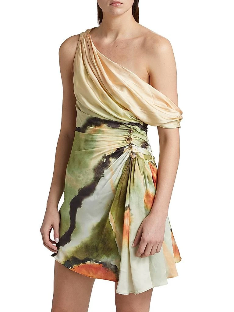 AMUR Elowen One-Shoulder Minidress 4