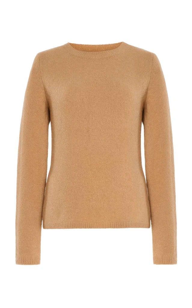 Sergio Hudson Sergio Hudson - Crewneck Cashmere-Wool Sweater - Nude - S - Moda Operandi 1