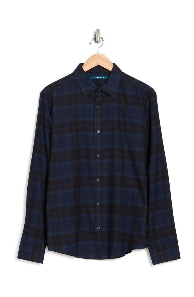 Perry Ellis Bold Check Flannel Shirt 3