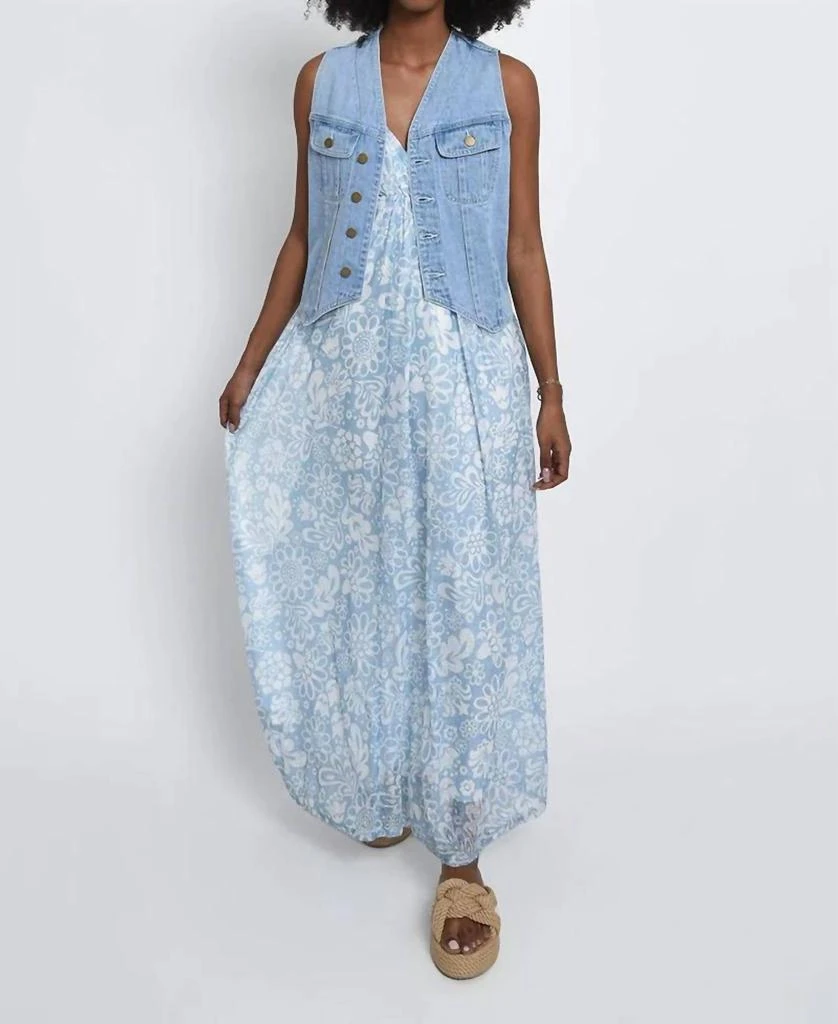 Molly Bracken Molly Bracken - SLEEVELESS DENIM JACKET 4