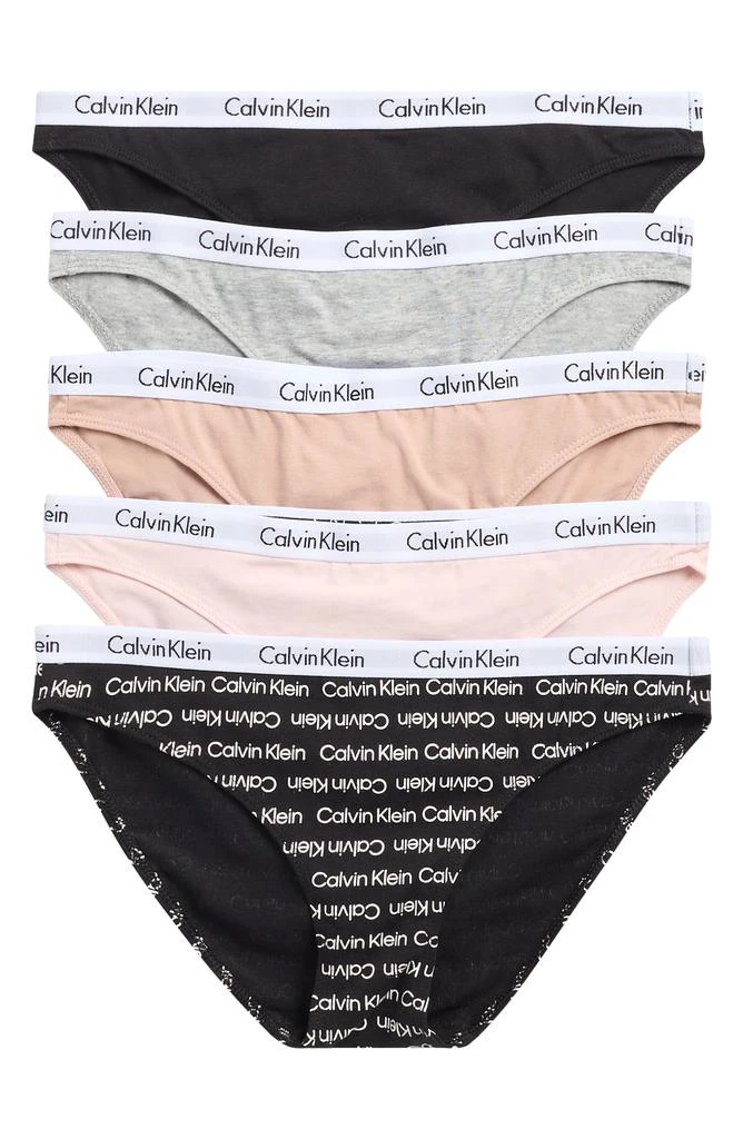 Calvin Klein Logo Bikini - Pack of 5 1