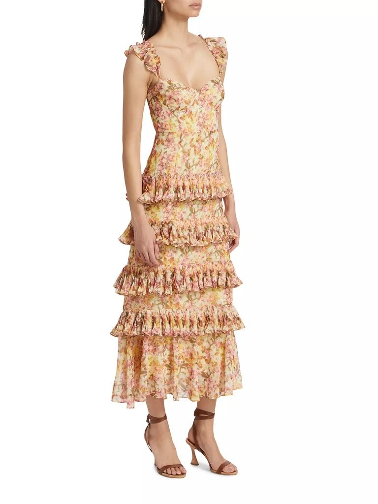 ASTR Ayesha Floral Chiffon Dress 4