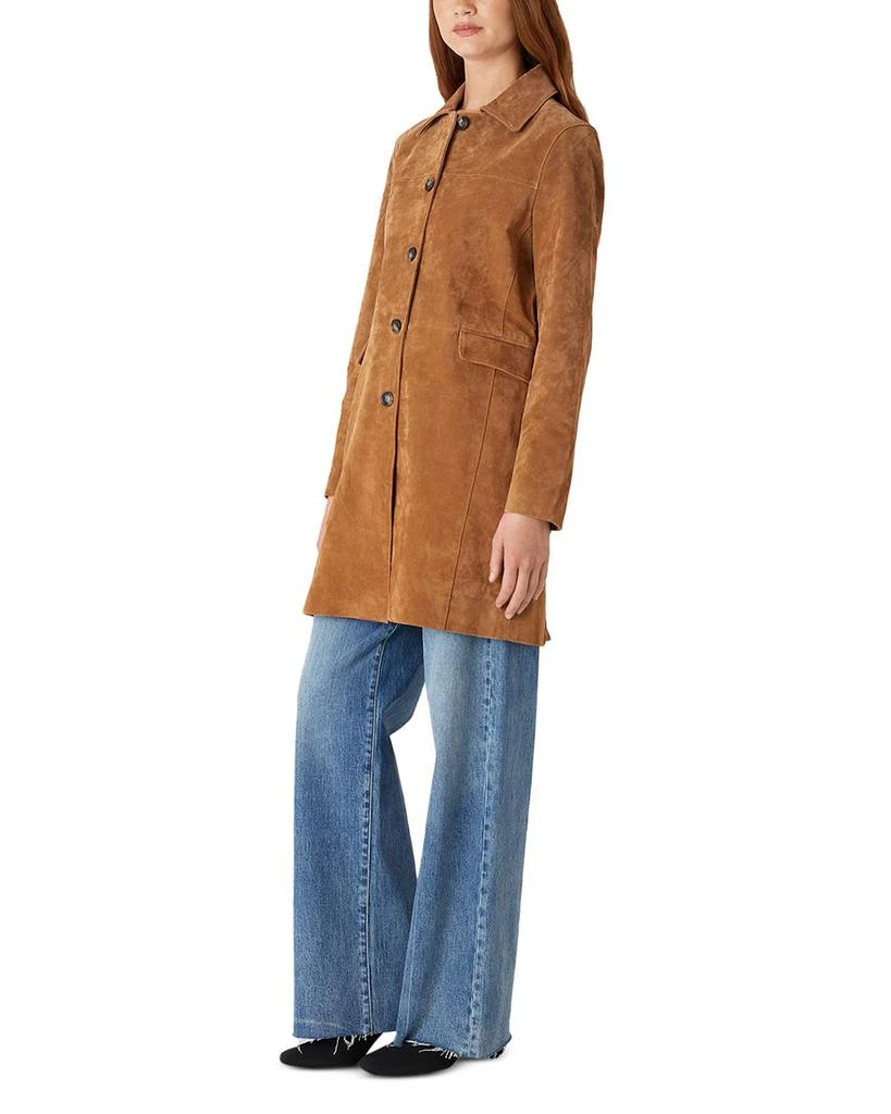 Blank NYC Real Suede Trench Coat 2