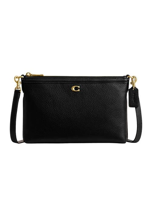 Coach Refined Pebble Leather Legacy Zip Top Crossbody 1