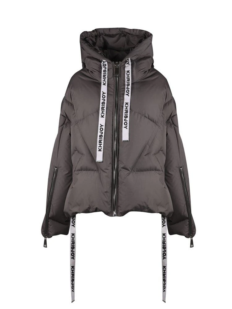 Khrisjoy Khrisjoy Quilted Zip-Up Down Jacket 1