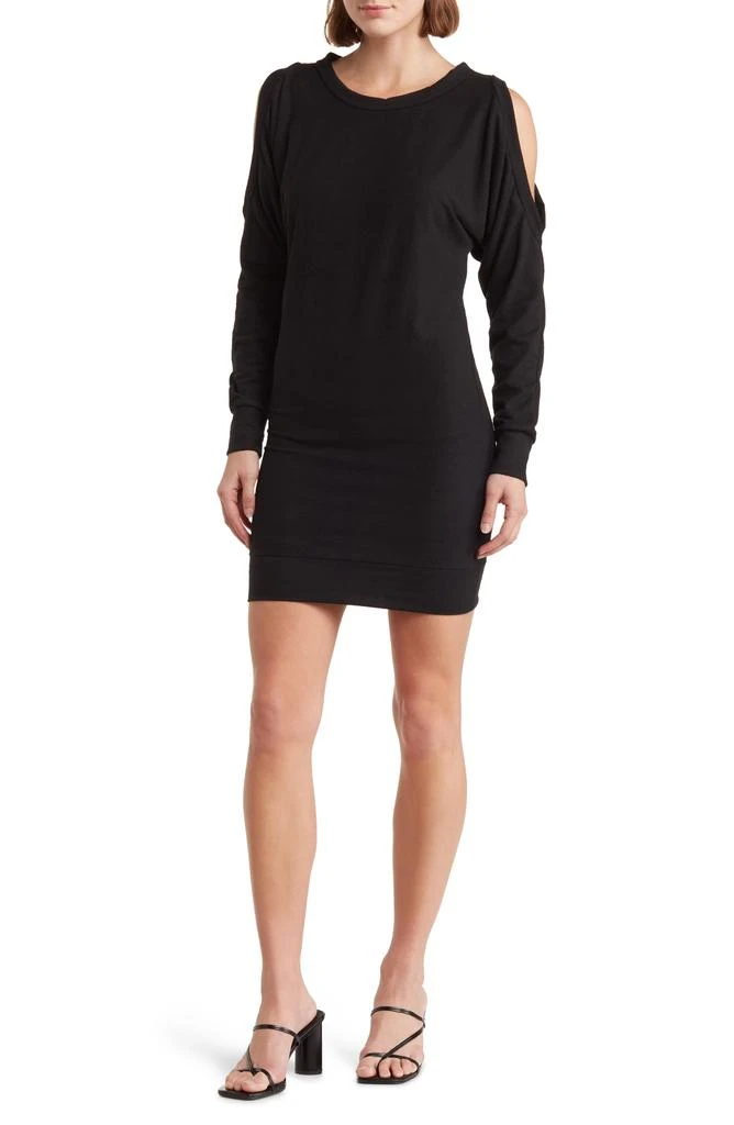 bodycon dress nordstrom rack ABOUND Nordstrom Rack Twist Front V-Neck Bodycon Mini Dress Emerald Green XS~NWT