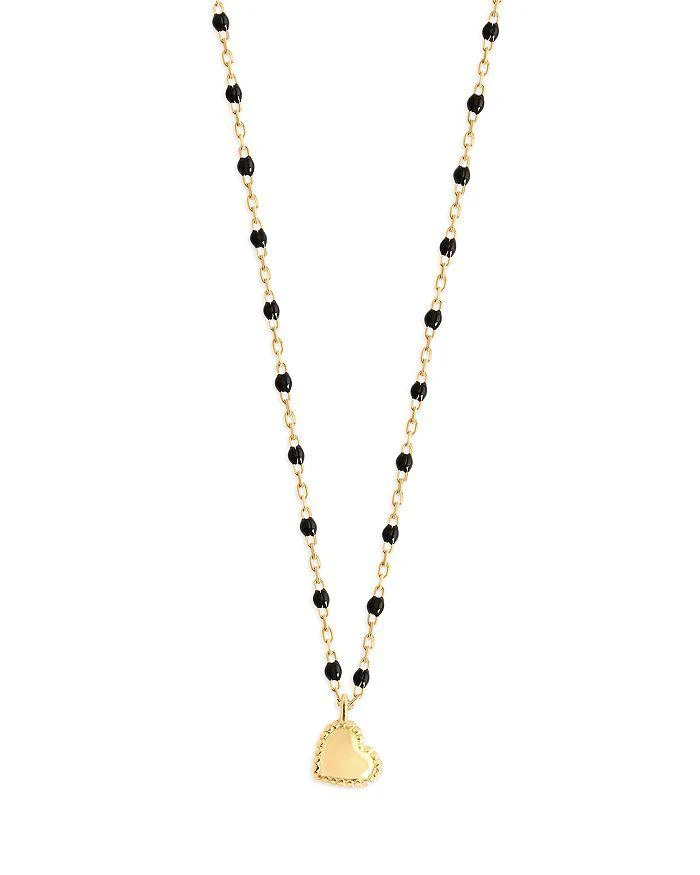 Gigi Clozeau 18K Yellow Gold Lucky Heart Pendant Necklace, 15.7"