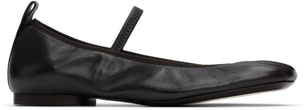 Lemaire Brown Square Flat Ballerina Flats 1