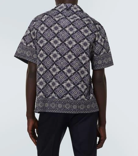 ETRO Printed cotton bowling shirt 4