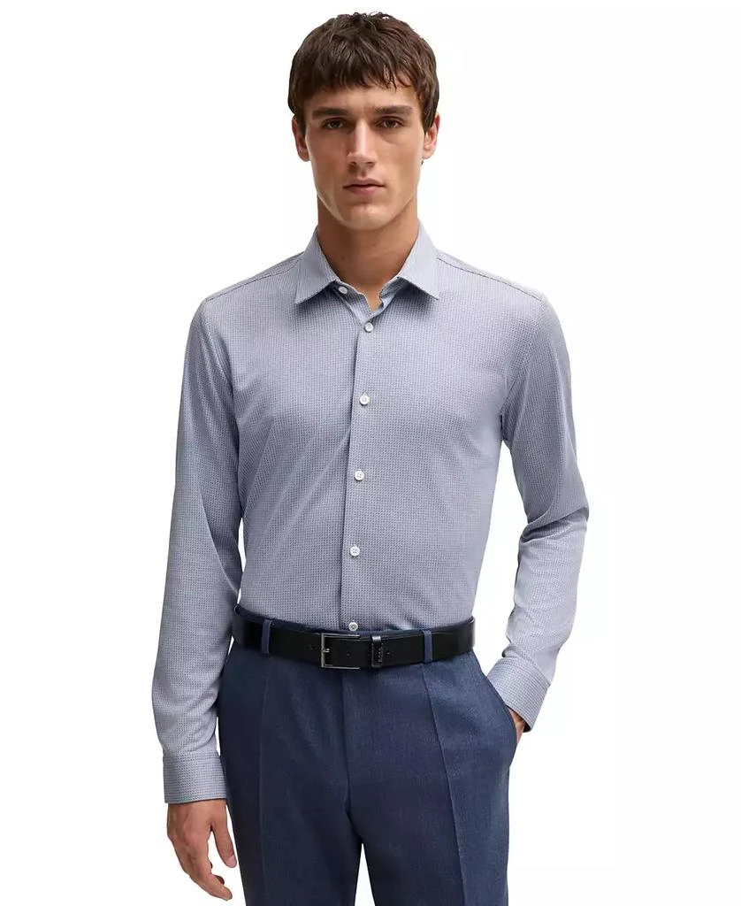 fitted lace wedding dress NWT $200 Hugo Boss Mens Slim Fit Tailored Blue Dress Shirt Size 42/16.   BAYSUPERSTORE