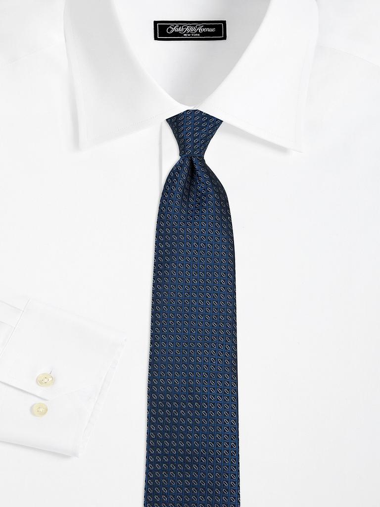 Canali Geometric Silk Tie