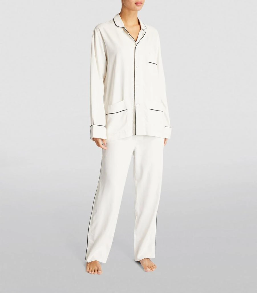 OLIVIA VON HALLE Silk Laurent Pyjama Set 2