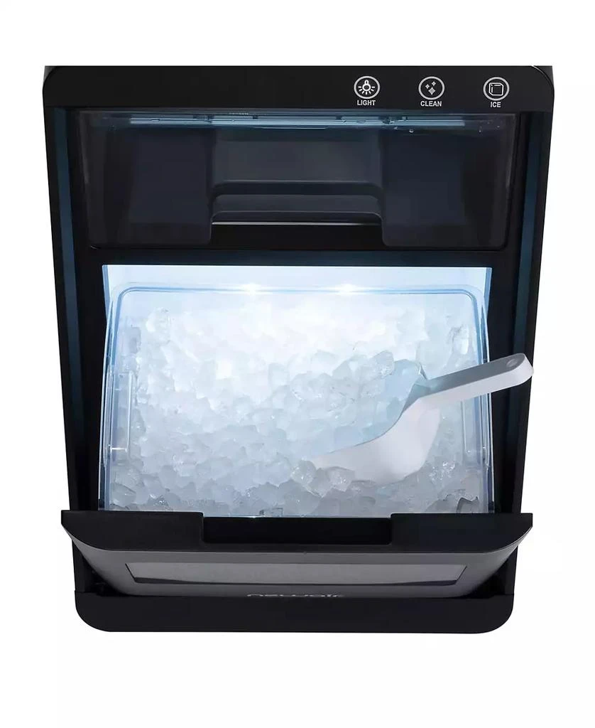 Newair Nugget Ice Maker Countertop, 44 lbs in 24 hours Ice Machine Nugget, Self Cleaning Ice Maker in Black Stainless Steel, Perfect for Home Bar, Kitchen Countertop, RV, Home Office 4