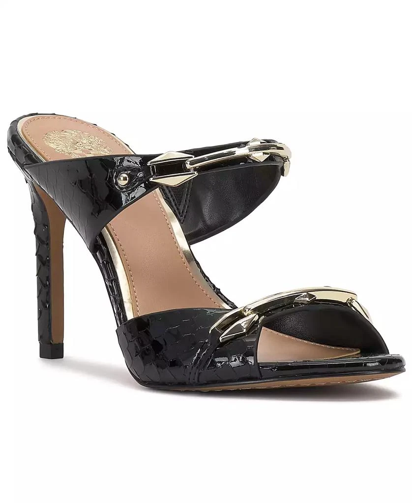 Vince Camuto Helya Heeled Sandal - Women's Dress Sandals With Adjustable Buckle, 3.5 Inch Heel, Open Toe