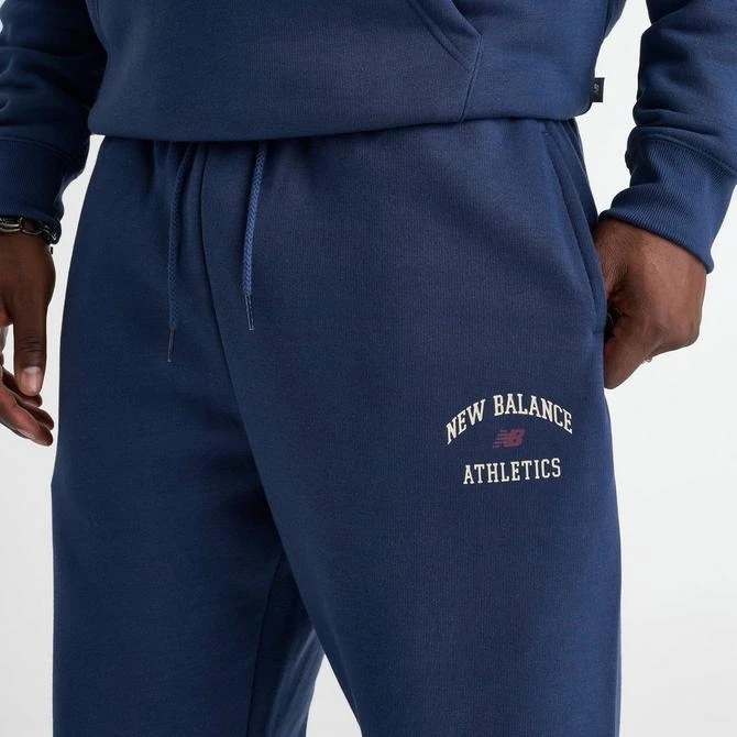 New Balance Men's New Balance Athletics Collegiate Fleece Jogger Sweatpants 5