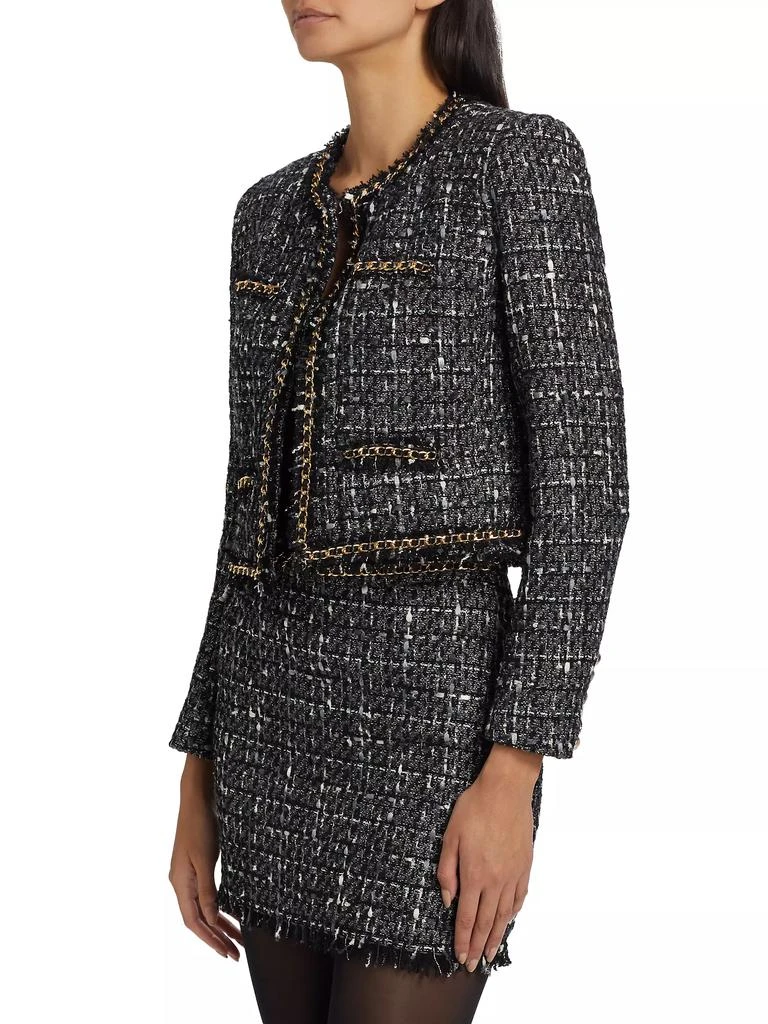 Generation Love Serena Chain-Embellished Tweed Blazer 4