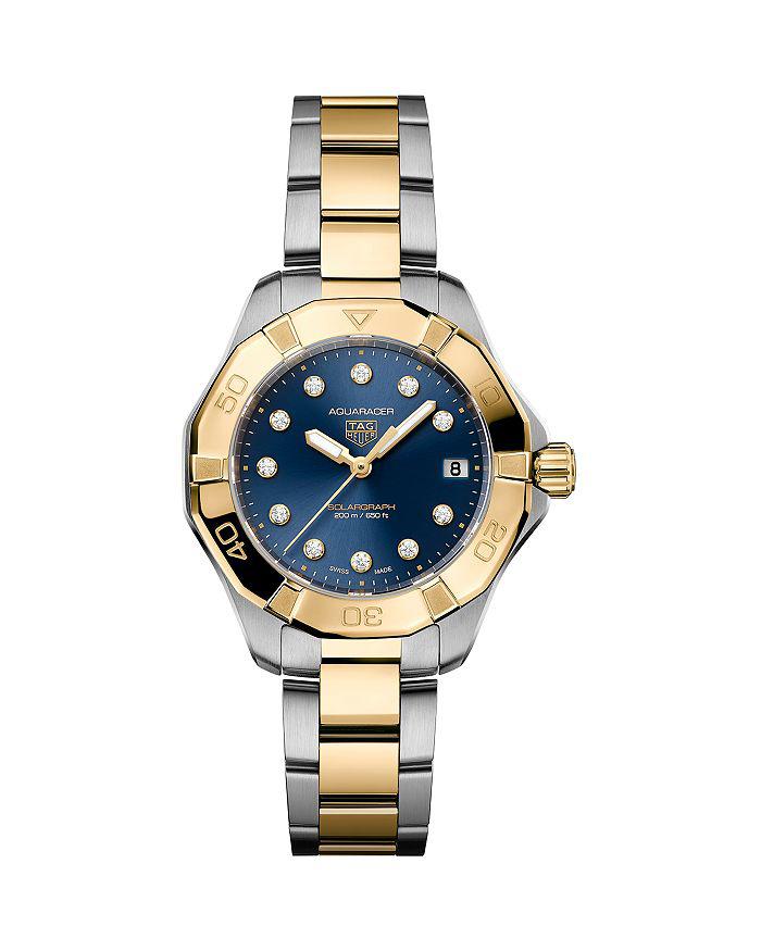 TAG Heuer Aquaracer Solargraph Watch, 34mm