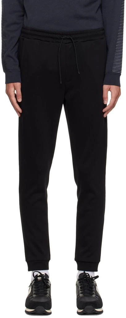 BOSS Black Tapered Lounge Pants 1