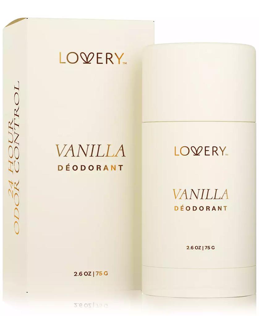 Lovery Vanilla Deodorant Stick, 2.6 oz.
