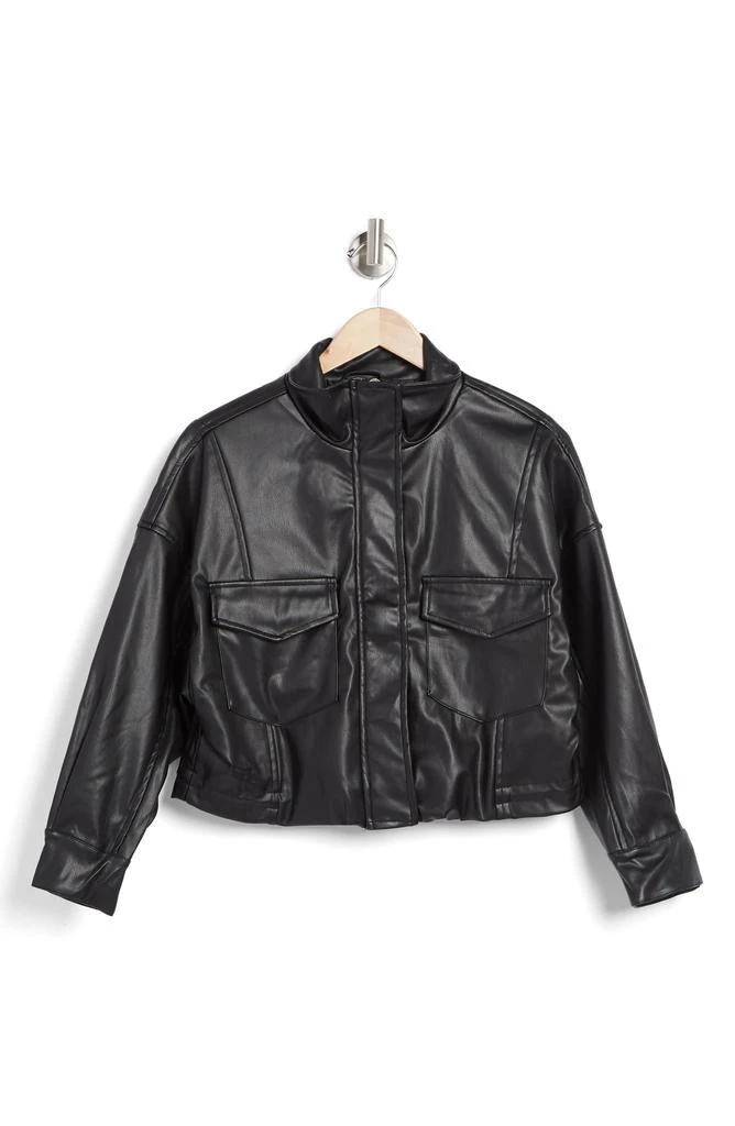 VIGOSS Faux Leather Moto Jacket 3