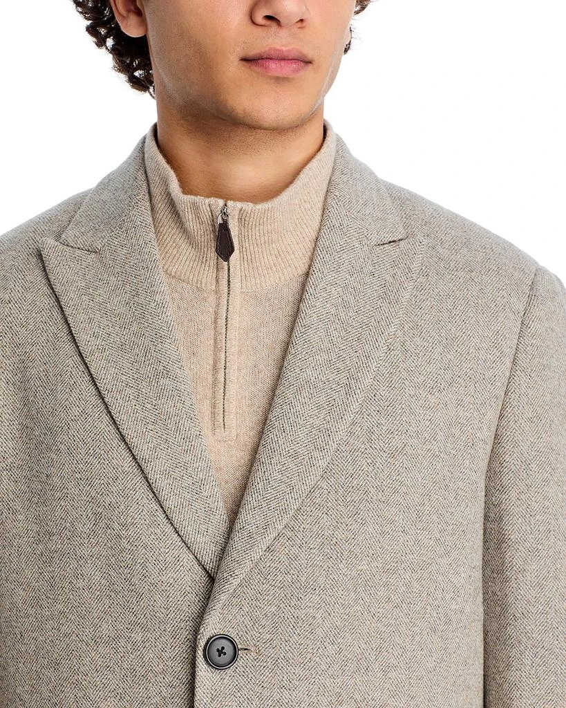 Cardinal of Canada Sutton Wool & Cashmere Herringbone Top Coat 6