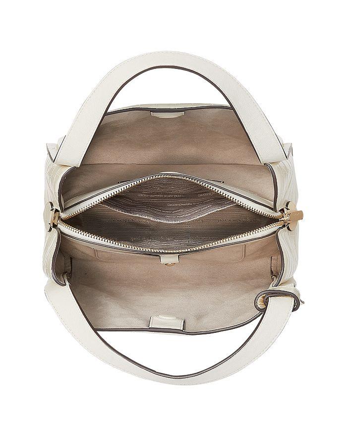 kate spade new york Knott Croc Embossed Leather Small Zip Top Satchel