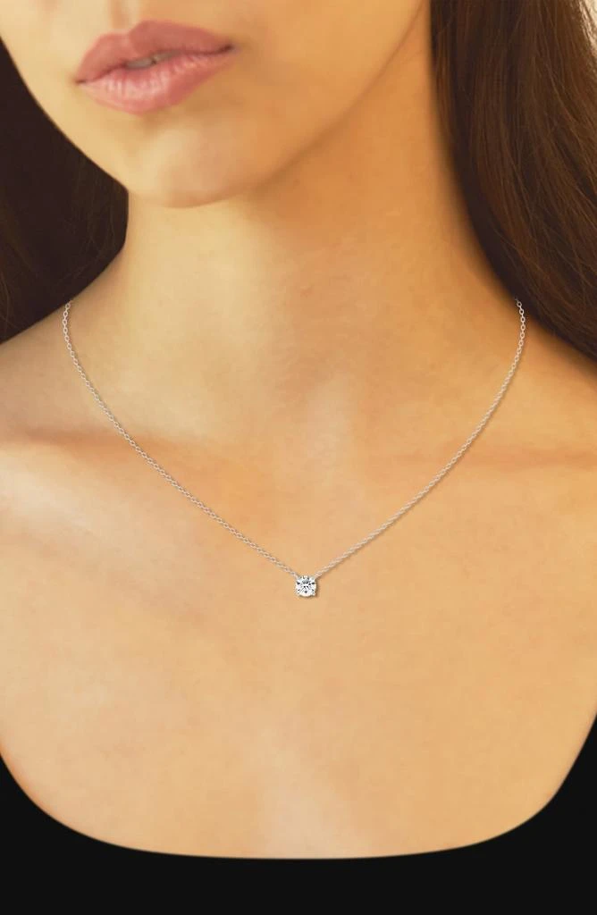 Badgley Mischka Round Cut Lab Created Diamond Necklace - 0.50ctw 2
