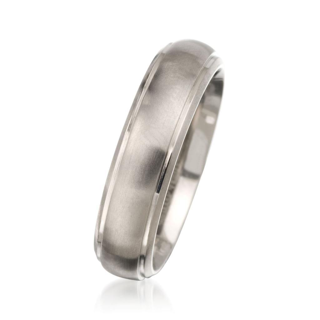 Ross-Simons Ross-Simons Men's 6mm Titanium Wedding Ring