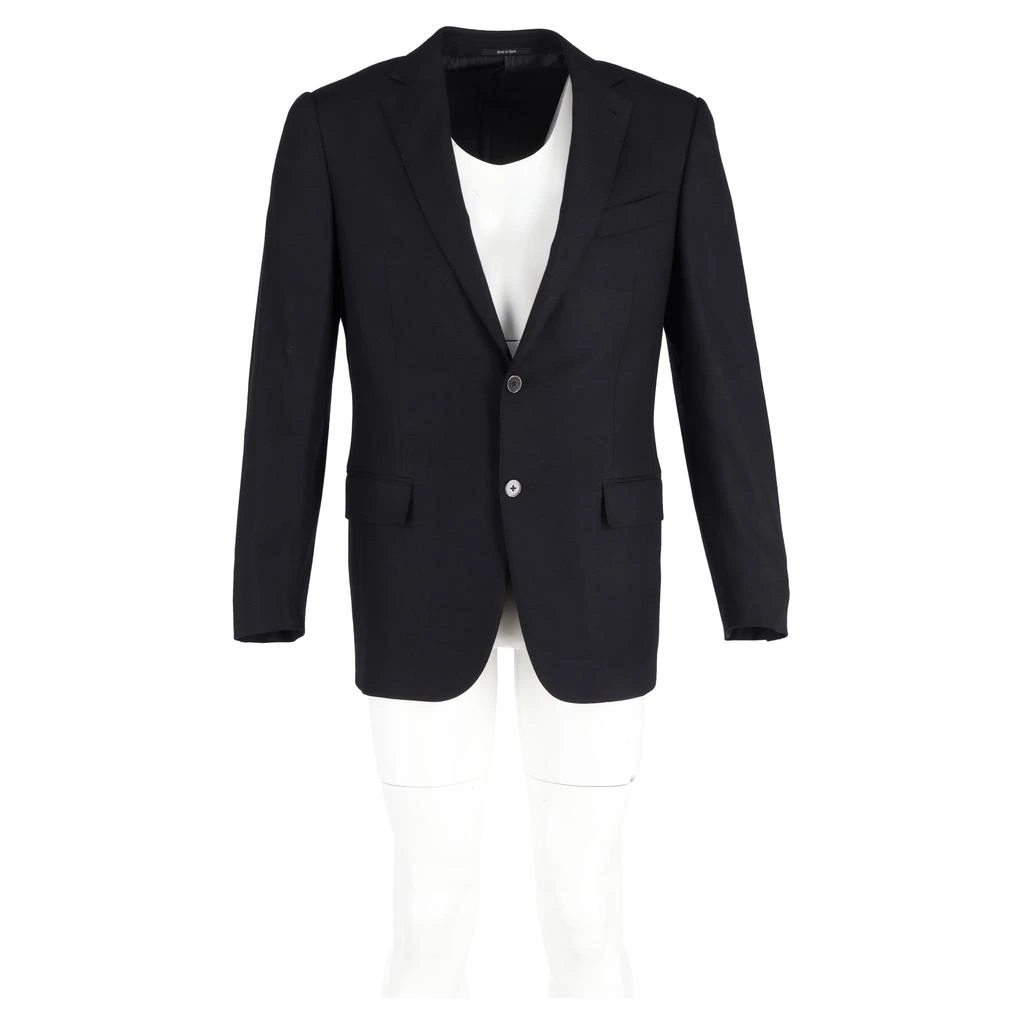 Ermenegildo Zenga Ermenegildo Zegna 15 Mil Mil 15 Blazer in Black Wool 4