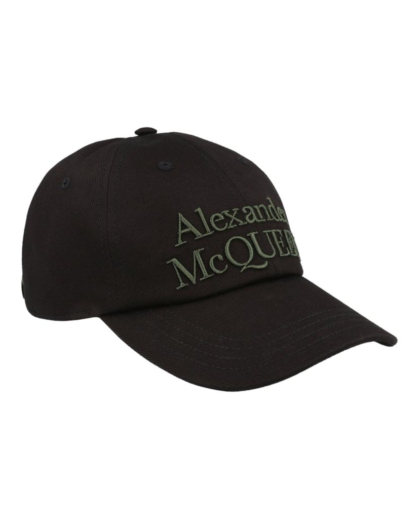 Alexander McQueen Logo Embroidered Baseball Cap