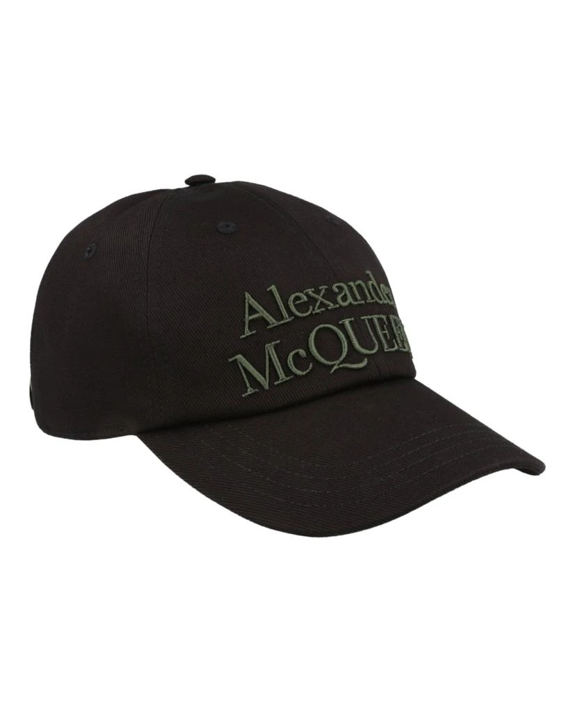 Alexander McQueen Logo Embroidered Baseball Cap 1