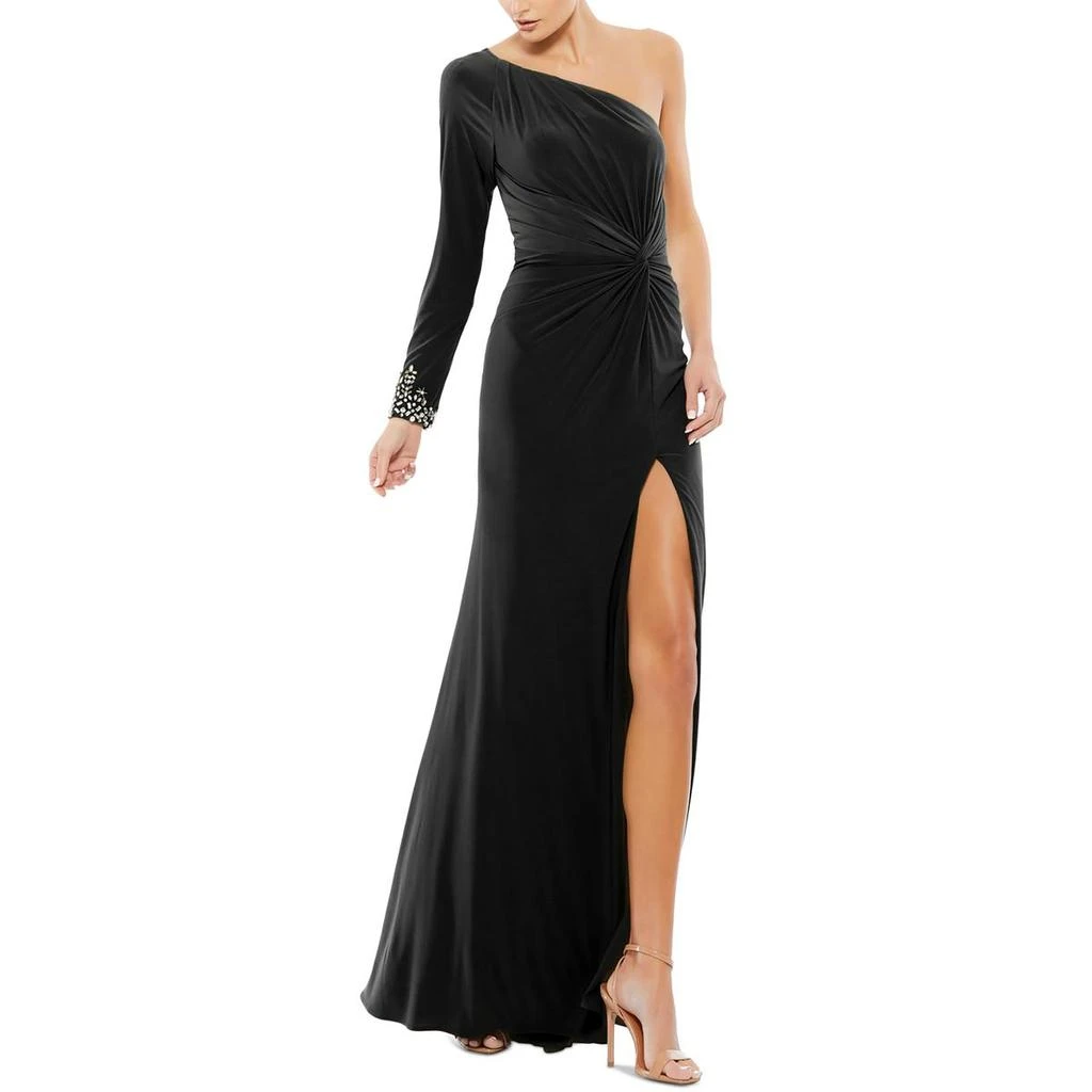 Ieena for Mac Duggal Womens Jersey Long Evening Dress 3