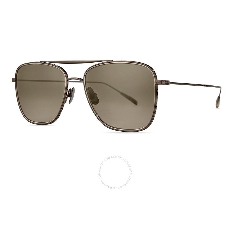 Mr. Leight NOVARRO S Smokey Navigator Sunglasses ML4024 BZ-CITR/SMKY 55