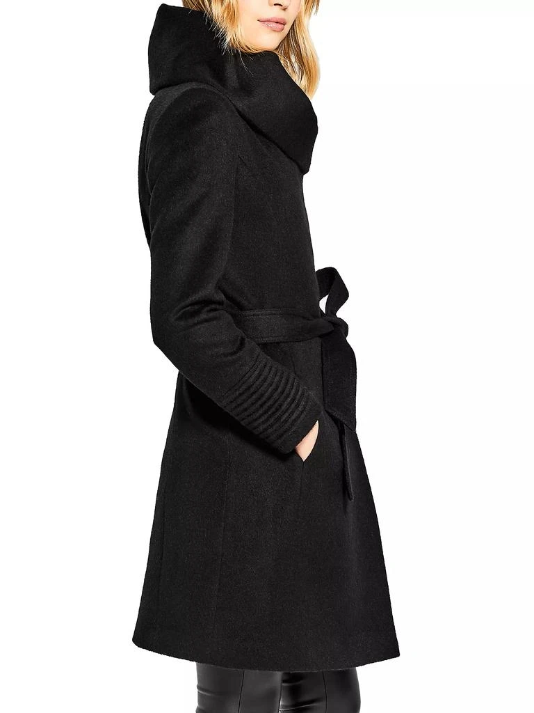 Sentaler Hooded Alpaca Wrap Coat 4