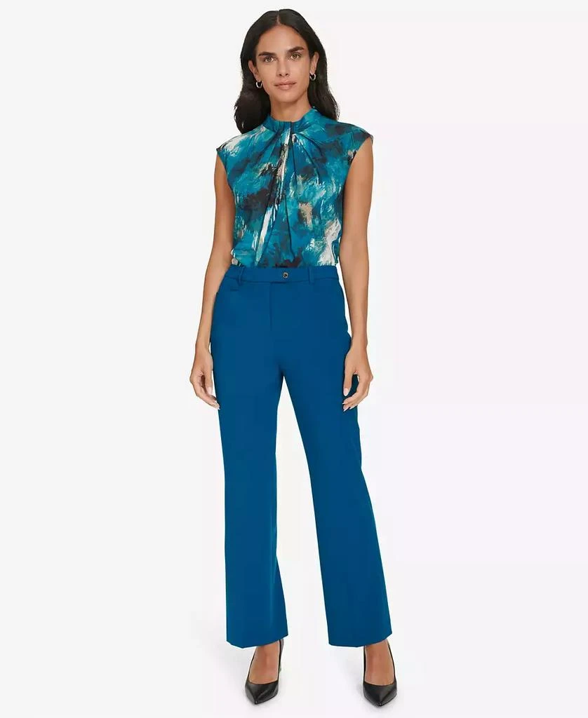 Calvin Klein Women's Mid-Rise Straight-Leg Pants 4