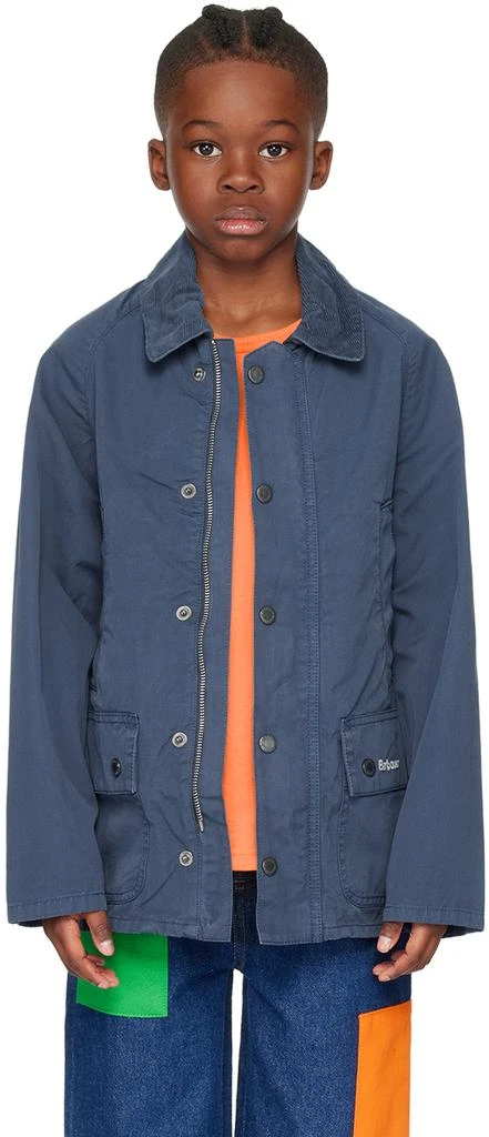 Barbour Kids Blue Ashby Jacket 1