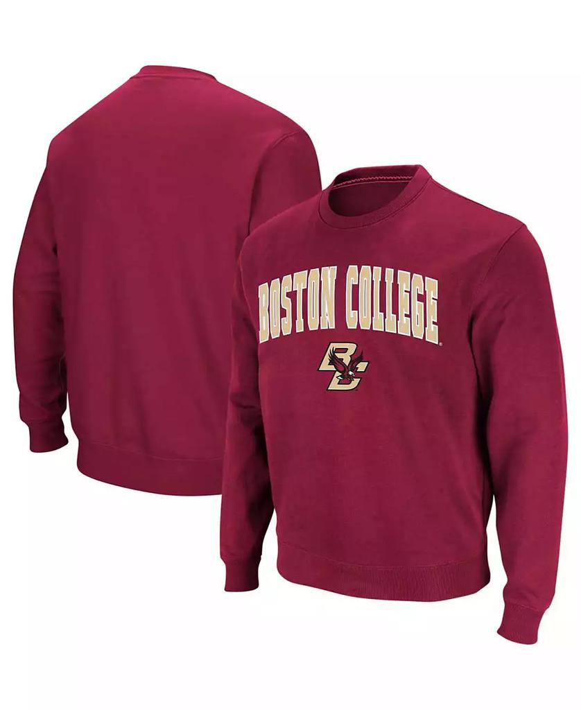 Colosseum Men's Boston College Eagles Arch Logo Crew Neck Sweatshirt