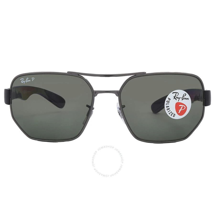 Ray-Ban Polarized Green Classic Navigator Unisex Sunglasses RB3672 004/9A 60 1