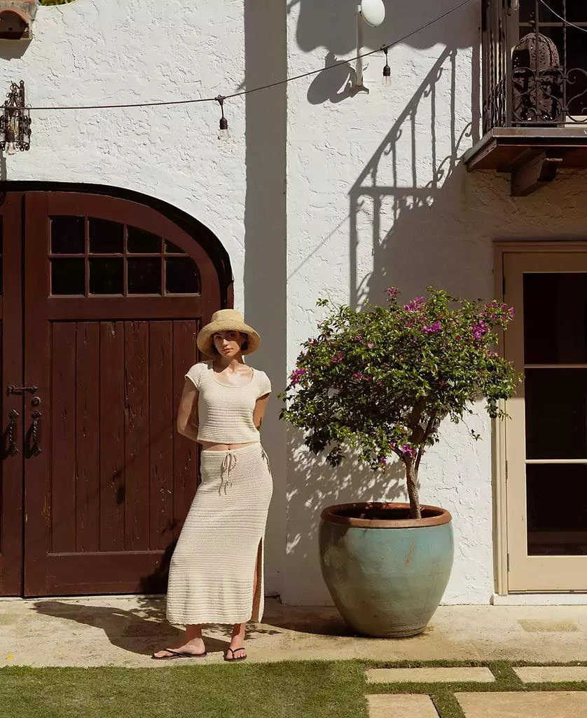 French Connection Women's Nellis Cotton Collage Short Sleeve Top 10