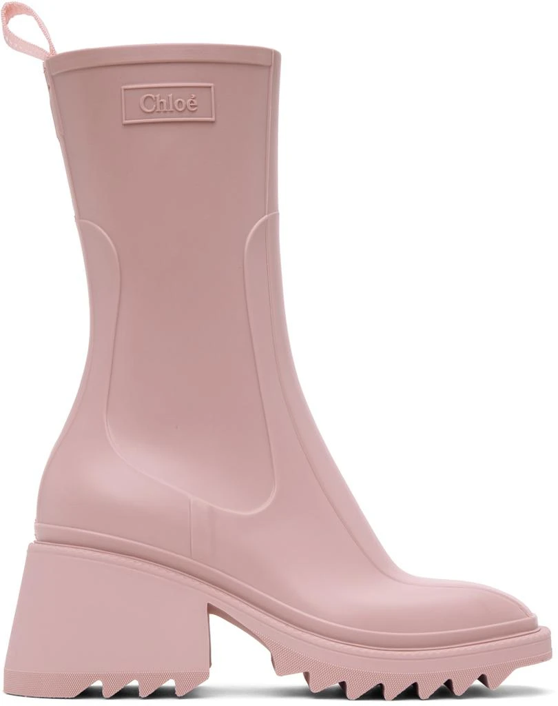Chloé Pink Betty Boots 1