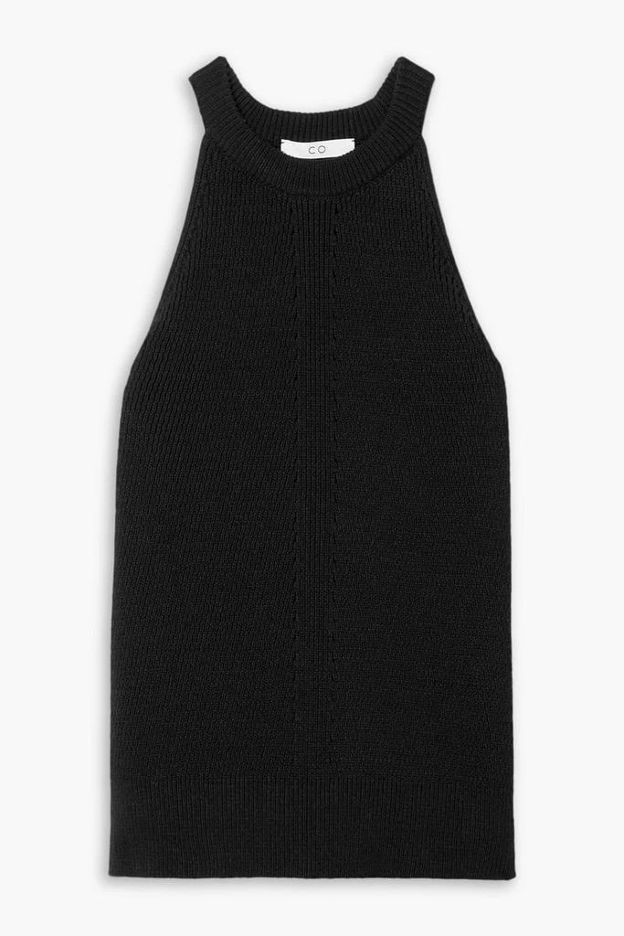 CO Ribbed cotton-blend tank 1