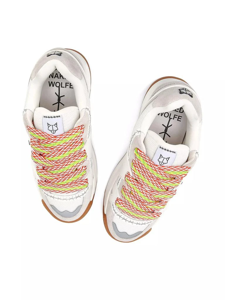 Naked Wolfe Slide White Low Top Sneakers 7