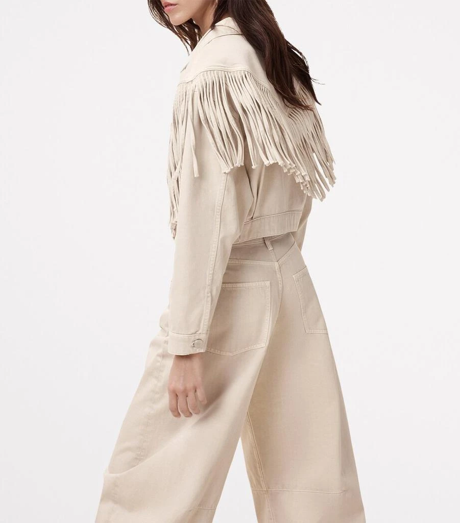 ALL SAINTS Cotton Fringe Marlene Jacket 6