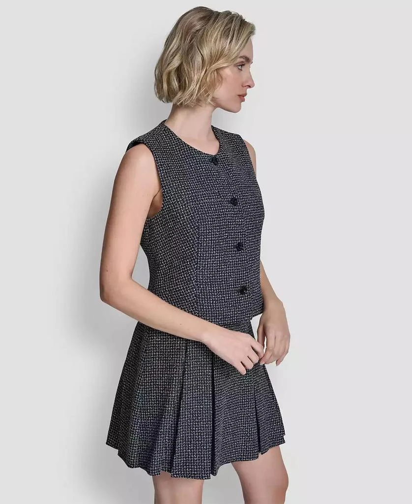 DKNY Women's Button-Front Vest Top 2