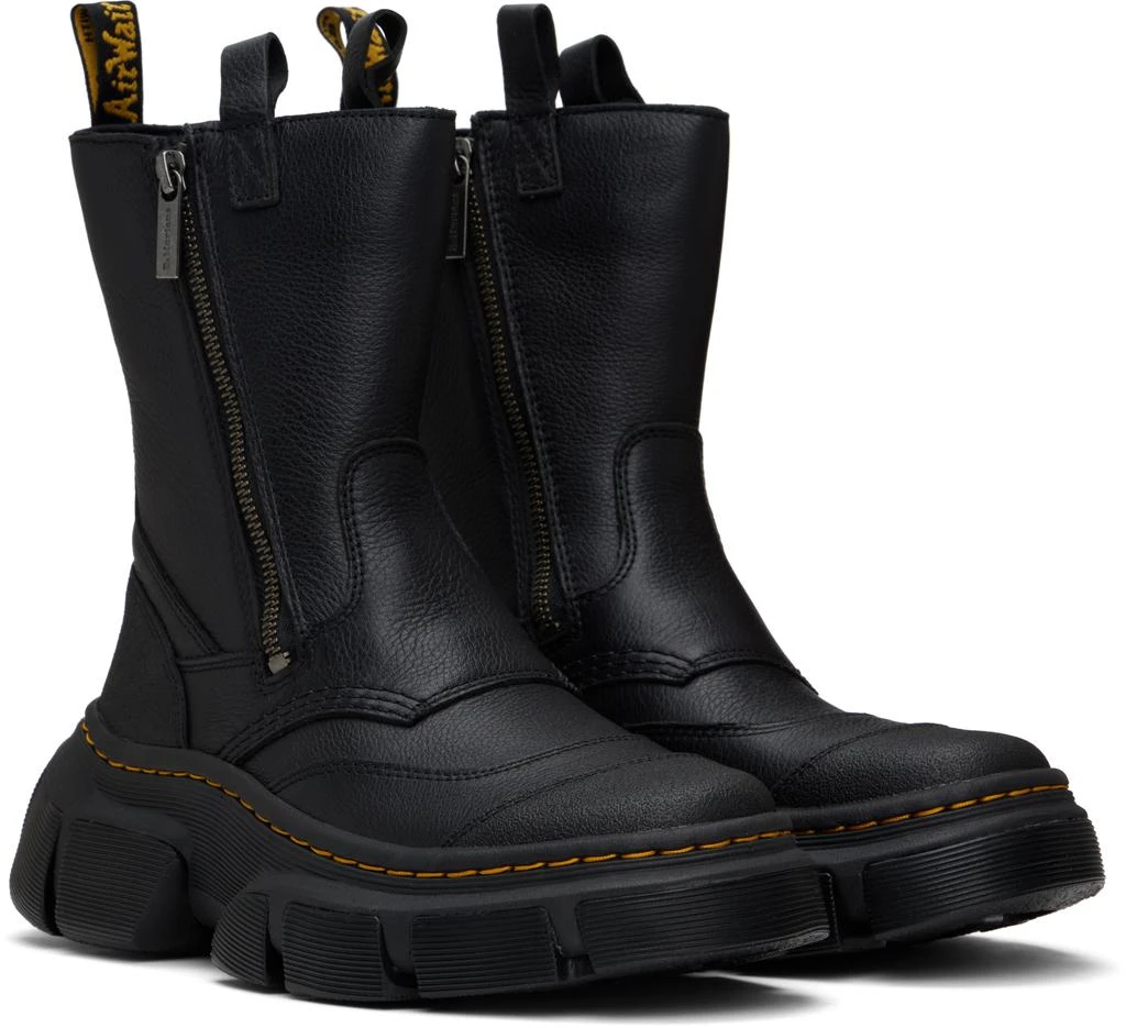 Dr. Martens Black DMXL Rigger Leather Boots 4
