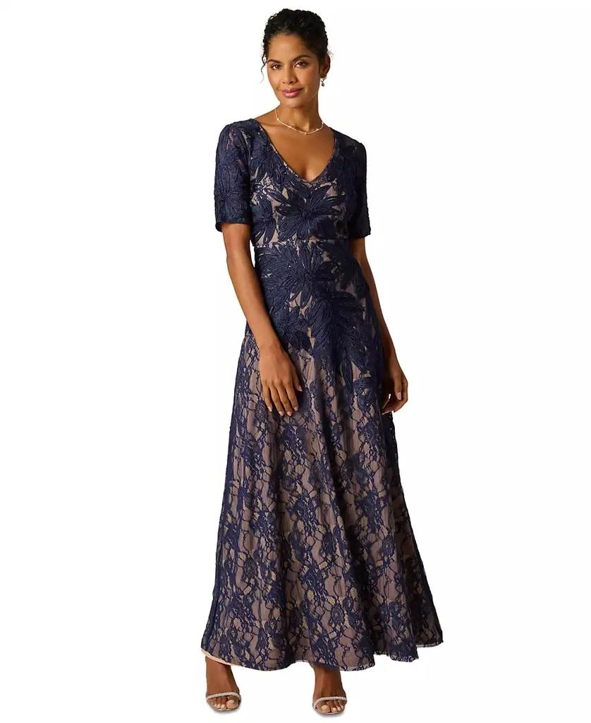 Shop Women's Beaded V-Neck Slit-Front Gown on Sale at BeyondStyle  Get 67%  Off Women's Beaded V-Neck Slit-Front Gown with Limited-Time Flash Deals,  Exclusive Discounts, and Special Offers. Enjoy Unbeatable Savings on