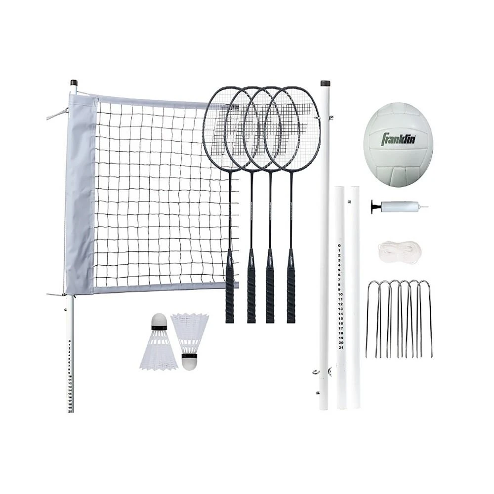 Franklin Sports Professional Badminton Volleyball Set